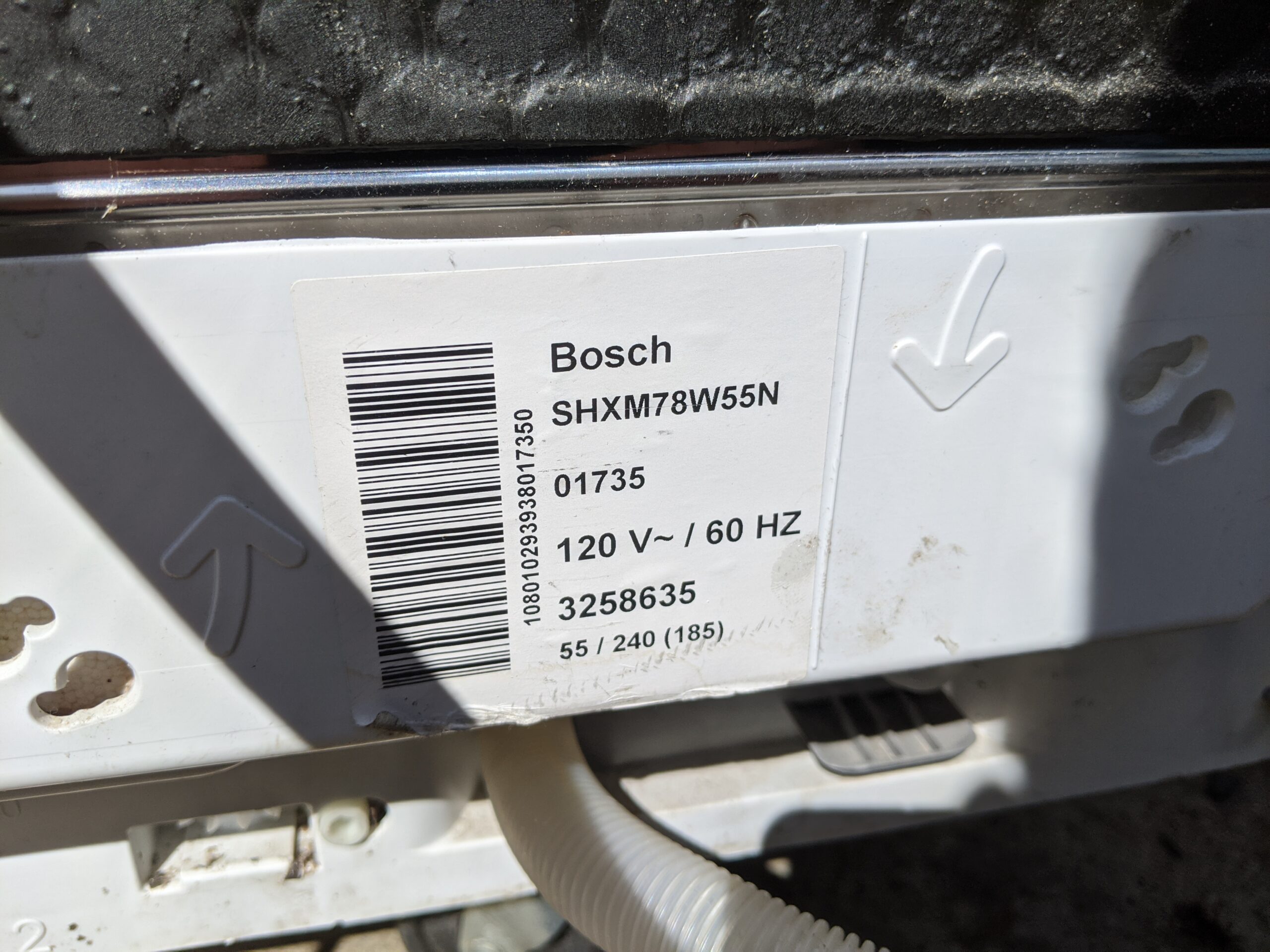 Bosch shxm78w55n hot sale consumer reports